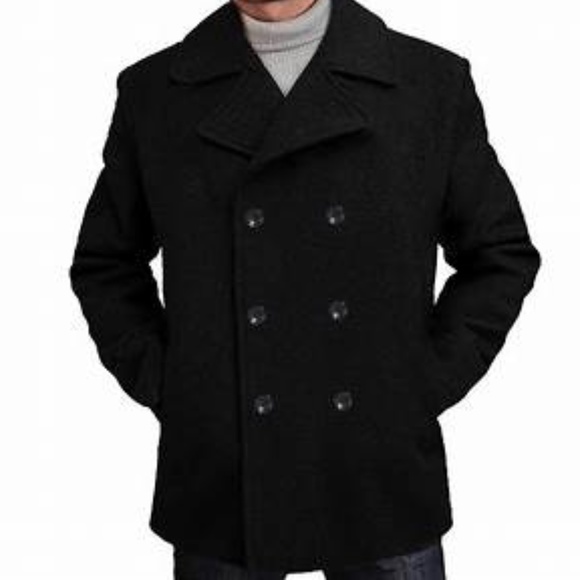claiborne wool blend peacoat